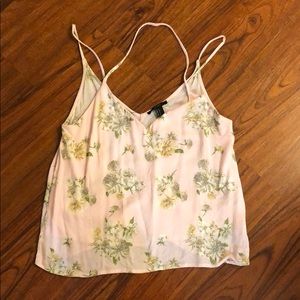 Feminine floral tank